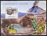 Guinea - Bissau 2009 Minerals & Volcanoes perf s/sheet unmounted mint