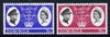 Dominica 1966 Royal Visit set of 2 fine used, SG 191-92