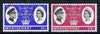 Montserrat 1966 Royal Visit set of 2 fine used, SG 183-84