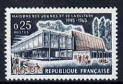 France 1965 20th Anniversary of Youth Clubs (Maisons des Jeunes et de la Culture) unmounted mint, SG 1677*