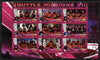 Malawi 2010 Space Shuttle Missions #08 perf sheetlet containing 9 values fine cto used