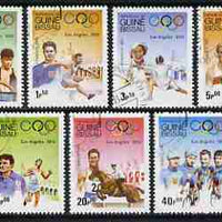 Guinea - Bissau 1983 Los Angeles Olympics (1932-1984) set of 7 fine cto used, SG 767-73