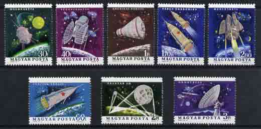 Hungary 1964 Space Research set of 8 unmounted mint, SG 1963-70