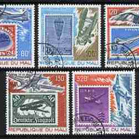 Mali 1978 History of Aviation Air set of 5 fine used, SG 663-67