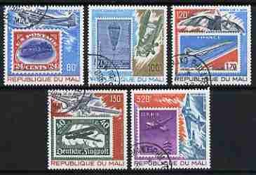 Mali 1978 History of Aviation Air set of 5 fine used, SG 663-67