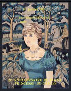 Niger Republic 1982 Celebrities' Anniversaries m/sheet showing Diana, Princess of Wales fine used, SG MS 891