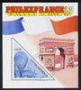 Nicaragua 1982 Mont Golfiere 15 cor triangular in m/sheet issued for Philexfrance 82 fine cto used, SG MS 2367