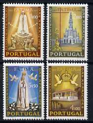 Portugal 1967 50th Anniversary of Fatima Apparitions set of 4 unmounted mint, SG 1315-18