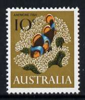 Australia 1966-73 Orange Clownfish 10c from decimal def set unmounted mint, SG 391