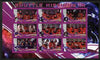 Malawi 2010 Space Shuttle Missions #09 imperf sheetlet containing 9 values unmounted mint