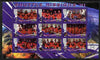 Malawi 2010 Space Shuttle Missions #11 perf sheetlet containing 9 values fine cto used