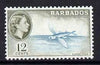 Barbados 1953-61 Flying Fish 12c (wmk Script CA) unmounted mint, SG 296