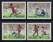 Malawi 1986 World Cup Football, Mexico set of 4 unmounted mint, SG 746-49
