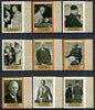 Fujeira 1969 Dwight D Eisenhower commemoration imperf set of 9 unmounted mint, Mi 365-73B