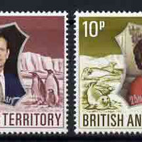 British Antarctic Territory 1972 Royal Silver Wedding set of 2 unmounted mint, SG 42-43