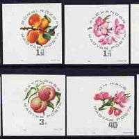 Hungary 1964 National Peaches and Apricots Exhibition Budapest set of 8 values imperf unmounted mint, as SG 2009-16