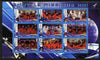 Malawi 2010 Space Shuttle Missions #13 perf sheetlet containing 9 values fine cto used