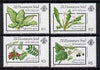 Zil Elwannyen Sesel 1989 Poisonous Plants (1st series) set of 4 unmounted mint, SG 198-201