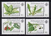 Zil Elwannyen Sesel 1989 Poisonous Plants (1st series) set of 4 unmounted mint, SG 198-201