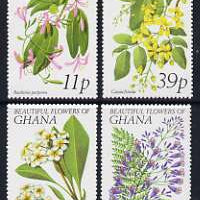 Ghana 1978 Flowers set of 4 unmounted mint, SG 864-67