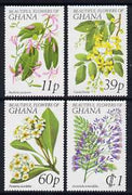 Ghana 1978 Flowers set of 4 unmounted mint, SG 864-67