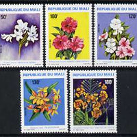 Mali 1981 Flowers set of 5 unmounted mint, SG 840-44