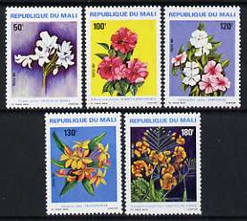 Mali 1981 Flowers set of 5 unmounted mint, SG 840-44