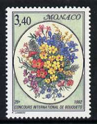 Monaco 1992 Monte Carlo 25th Flower Show 3f 40 unmounted mint, SG 2079