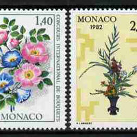 Monaco 1981 Monte Carlo Flower Show (1982) set of 2 unmounted mint, SG 1540-41