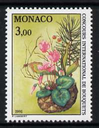 Monaco 1991 Monte Carlo Flower Show 3f unmounted mint, SG 2036