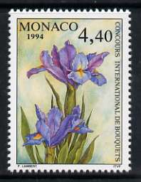 Monaco 1994 Monte Carlo Flower Show 4f 40 unmounted mint, SG 2177
