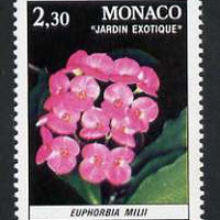 Monaco 1981 Euphorbia 2f 30 from Plants in Exotic Gardens set of 8 unmounted mint, SG 1551