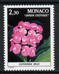 Monaco 1981 Euphorbia 2f 30 from Plants in Exotic Gardens set of 8 unmounted mint, SG 1551