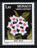 Monaco 1981 Hoya bella 1f 40 from Plants in Exotic Gardens set of 8 unmounted mint, SG 1547