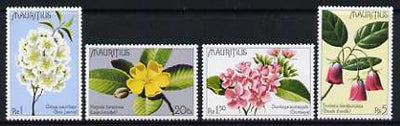 Mauritius 1977 Indigenous Flowers set of 4 unmounted mint, SG 519-522