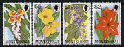 Montserrat 1978 Flowers set of 4 unmounted mint, SG 427-30