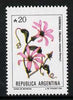 Argentine Republic 1985 Mutisia retusa (Virreina) 20a from Flowers def set, unmounted mint SG 1942b