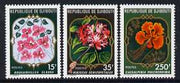 Djbouti 1978 Flowers set of 3 unmounted mint, SG 734-36