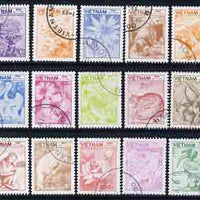 Vietnam 1984 Flora & Fauna def set of 15 values complete cto used, SG 771-85