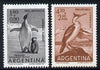 Argentine Republic 1961 Child Welfare (Cormorant & Penguin) set of 2 unmounted mint SG 1005-6*