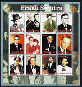 Udmurtia Republic 2002 Frank Sinatra perf sheetlet containing 12 values unmounted mint
