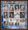 Udmurtia Republic 2002 John Kennedy perf sheetlet containing 12 values unmounted mint