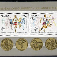 Poland 1984 Olympic Games (Athletics) m/sheet unmounted mint SG MS 2934