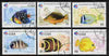 Cuba 1995 Bational Aquarium perf set of 6 cto used, SG 3956-61