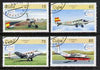 Cuba 1996 Espamer 96 Stamp Exhibition (Aircraft) complete perf set of 4 values cto used, SG 4058-61
