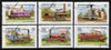 Cambodia 1999 Steam Railways perf set of 6 cto used, SG 1832-37