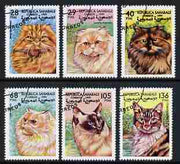 Sahara Republic 1999 Domestic Cats perf set of 6 cto used