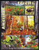 Kyrgyzstan 2004 Fauna of the World - American Forests perf sheetlet containing 6 values cto used