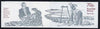 Great Britain 1978 -79 Country Crafts #3 (Dry-Stonewalling) 70p booklet with selvedge at right, SG FD4B