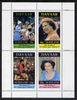 Davaar Island 1986 Queen's 60th Birthday perf sheetlet containing set of 4 stamps unmounted mint